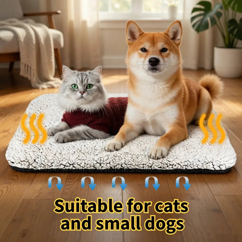 Self-Heating Pet Blanket Mat – No Electricity | PuppyPaw™
