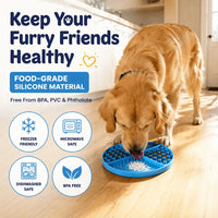 Silicone Lick Mat – Slow Feeder Suction Cup | PuppyPaw™