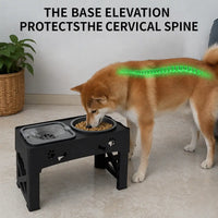 Adjustable Height Pet Feeder – 3-in-1 Slow Feed | PuppyPaw™