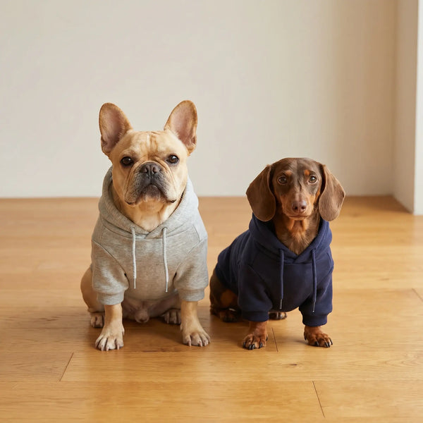 Soft Fleece Dog Hoodie – Zip-Up Pullover | PuppyPaw™