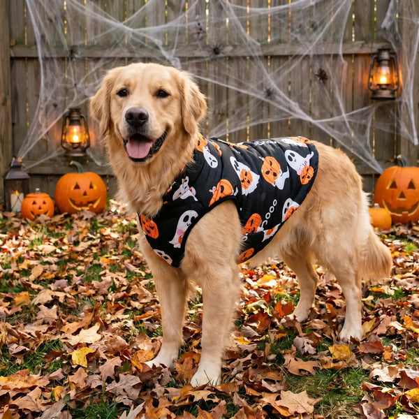 Halloween Waterproof Dog Vest – Winter Jacket | PuppyPaw™