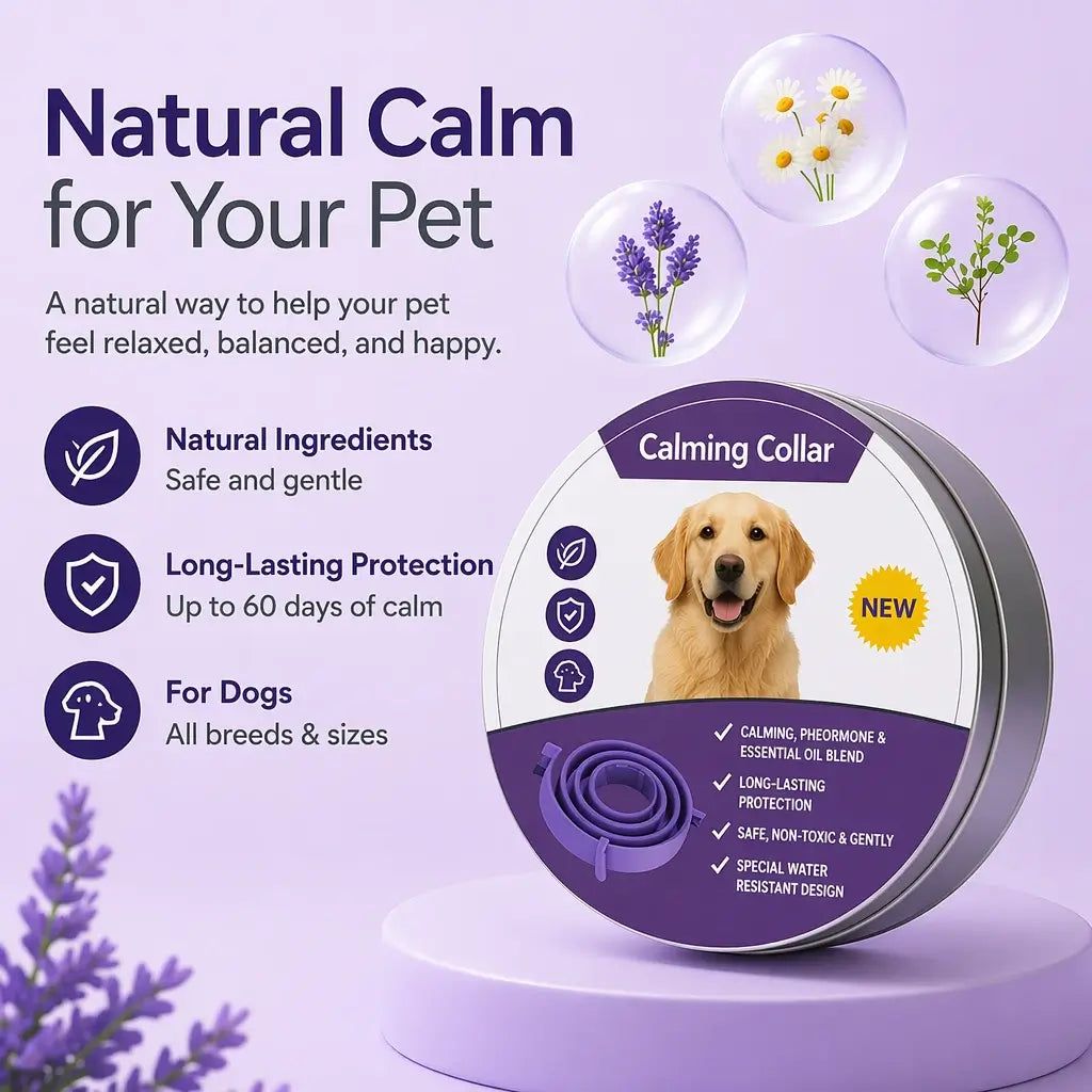 Dog Calming Collar – Pheromone Anxiety Relief | PuppyPaw™