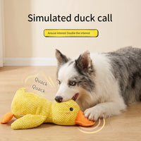 Plush Duck Dog Toy – Soft Squeaky Comfort | PuppyPaw™