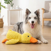 Plush Duck Dog Toy – Soft Squeaky Comfort | PuppyPaw™