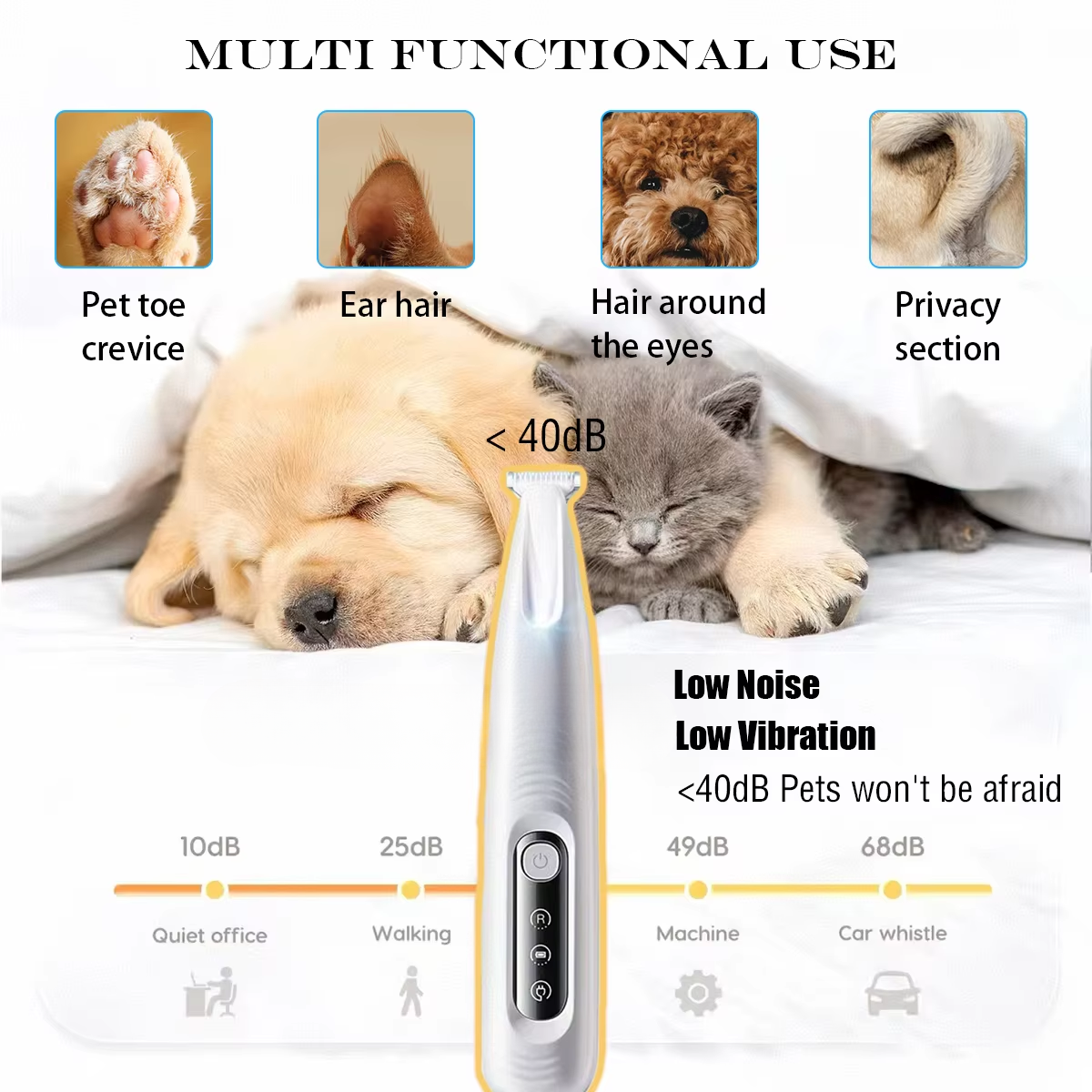 PuppyPaw™ Waterproof Pet Hair Trimmer