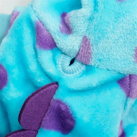 Dog Dinosaur Hooded Coat – Thick Winter Fleece | PuppyPaw™