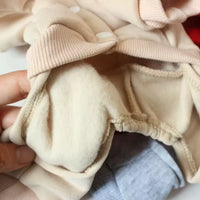 Thickened Dog Hoodie Jumpsuit – Fleece Lined | PuppyPaw™