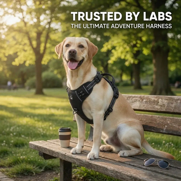 No-Pull Dog Vest Harness – Padded & Adjustable | PuppyPaw™