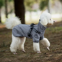Dog Rain Jacket with Harness – Reflective | PuppyPaw™